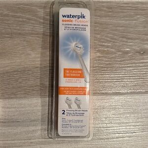 Waterpik Sonic-Fusion Flossing Brush Heads - pack of 2 NIB